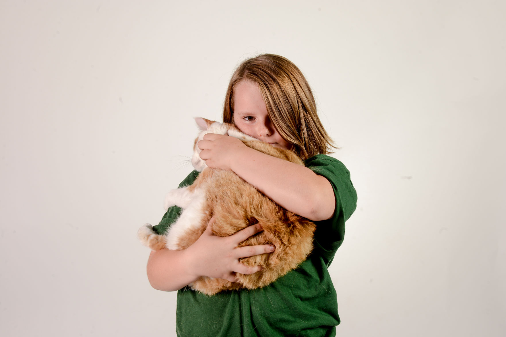 Emma Winter with her cat Truman